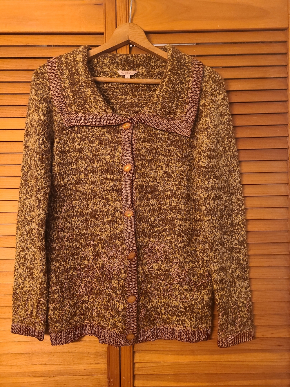 Emotions Size Small Vintage Cardigan